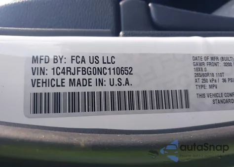 2022 Jeep Grand Cherokee Wk Limited from USA, damaged, VIN 1C4RJFBG0NC110652